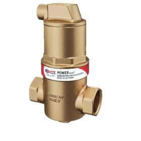   HCE PowerVent 5/4"-os mikrobuborék-leválasztó, vízszintes ágba építhető (HCE-DA00100114)