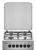 HM 5020ML HŐLÉGKEVERÉSES INOX KOMBINÁLT TŰZHELY LEMEZTETŐVEL