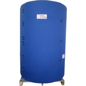   Totya KTMM 1500 0HE SZ puffertároló 1500L hőcserélő nélkül, szigeteléssel
