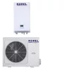 Korel Arctic K-Thermal MHA-V12W/D2RN8-B HB-A160/CD30GN8-B split hőszivattyú 12kW, 3 fázisú, 3kW fűtőpatronnal, R32