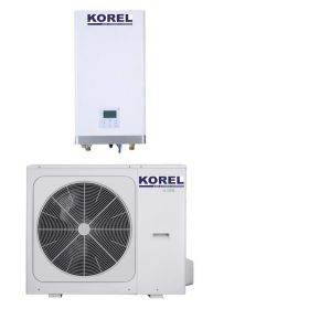   Korel Arctic K-Thermal MHA-V6W/D2N8-B HB-A60/CD30GN8-B split hőszivattyú 6kW, 1 fázisú, 3kW fűtőpatronnal, R32