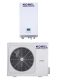 Korel Arctic K-Thermal MHA-V6W/D2N8-B HB-A60/CD30GN8-B split hőszivattyú 6kW, 1 fázisú, 3kW fűtőpatronnal, R32