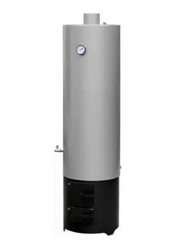 MSS FM 120 fatüzelésű acél vízmelegítő - 120 literes tartállyal / 7,5 kW-os tűztérrel