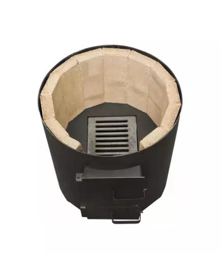 MSS FM 120 fatüzelésű acél vízmelegítő - 120 literes tartállyal / 7,5 kW-os tűztérrel