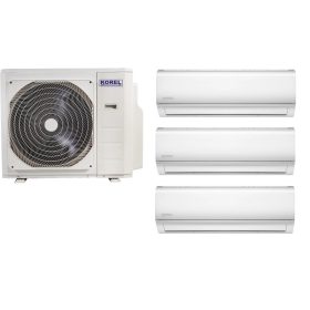   Korel Nexo multi-split klíma szett, 10,5 kW K4O-36HFN8 kültéri + 3db 3,5 kW KOR32-09HFN8 beltéri, csepptálca és karterfűtéssel