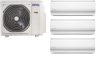 Korel Nexo multi-split klíma szett, 7,9 kW K3OA-27HFN8 kültéri + 3db 2,6 kW KOR32-09HFN8 beltéri, csepptálca és karterfűtéssel