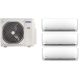 Korel Optimus Plus multi-split klíma szett, 10,5 kW K4O-36HFN8 kültéri + 3db 3,5 kW KMA32-12FNX beltéri, csepptálca és karterfűtéssel