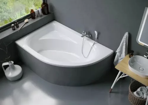 NIAGARA WELLNES AQUARELLA aszimmetrikus jobbos kád, 170x110