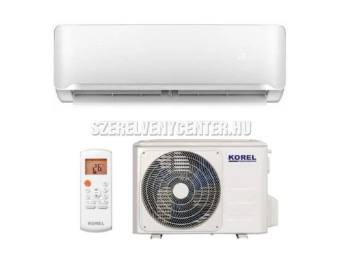Korel Optimus Plus KMA32-12FNX-G/KMA32-12FN8-G, R32 WiFi modullal, split klíma, oldalfali szett 3,5 kW csepptálca és karterfűtéssel