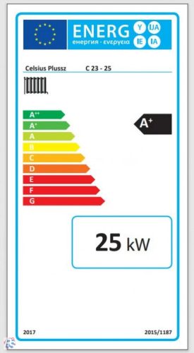 Celsius Combi 23-25 vegyestüzelésű kazán, pellet égő nélkül (25/26kW)