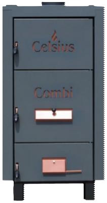 Celsius Combi 25-29 vegyestüzelésű kazán, pellet égő nélkül (33/29kW)