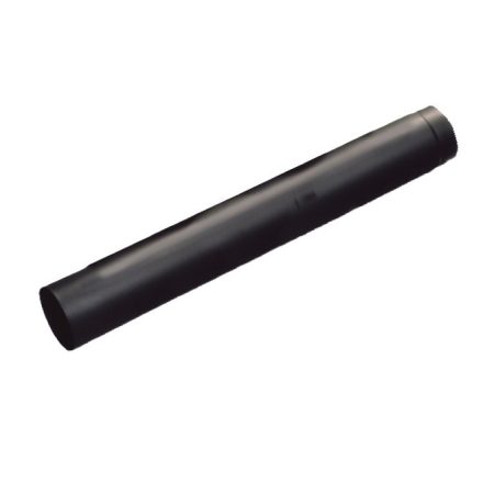 Acél füstcső 150/1000mm, vegyestüzelésű kazánhoz, vastagfalú (2mm), fekete