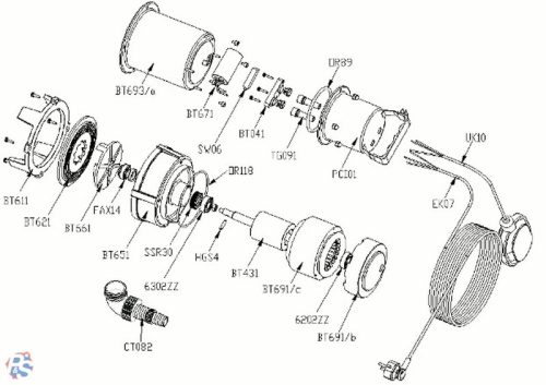 Elpumps BT 6877 K darabolós szennyvíz szivattyú