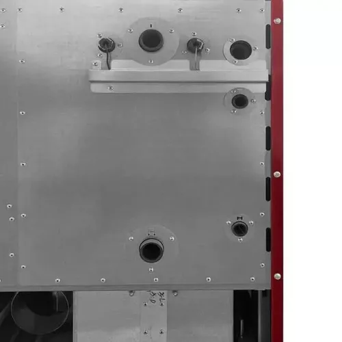 Senko C-25 (25 kW) tűzhely központi fűtéshez sütővel, krém (Sparhelt) PC-3