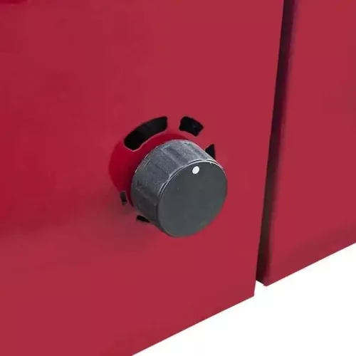 Senko C-25 (25 kW) tűzhely központi fűtéshez sütővel, bordó (Sparhelt) PC-2