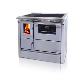   Senko SG-90 (8,6 kW) klasszikus tűzhely, inox (Sparhelt) J/B