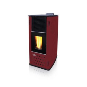   Senko P-10 Air, pellet tüzelésű kandalló 10 kW (PC2 bordó)