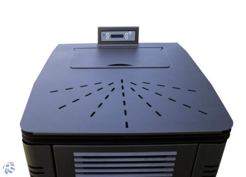 Senko P-12 Water+Air Modern, pellet tüzelésű kandalló központi fűtéshez 13 kW (PC2 bordó)