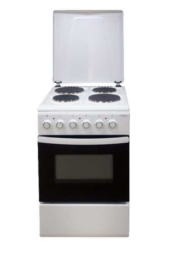 Vivax FC-04502 WH villanytűzhely, szabadon álló, 50 cm,  4 főzőzóna, grill funkció, fehér, A energiaosztály