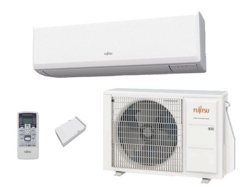 Fujitsu Eco ASYG12KPCA/ AOYG12KPCA, split klíma, oldalfali szett 3,4 kW