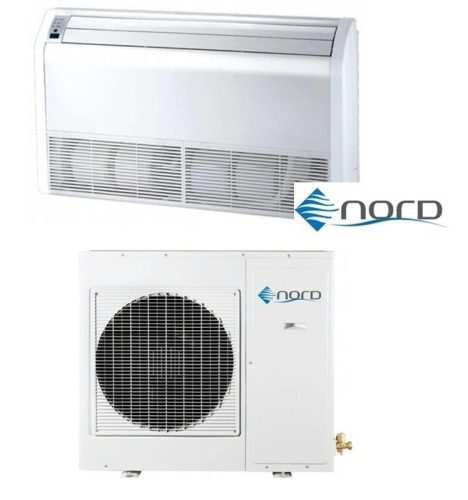 Nord NUD50ZD/A-T-NUD50W/NhA-T, split klíma, mennyezeti-parapet szett, ipari készülék 5 kW