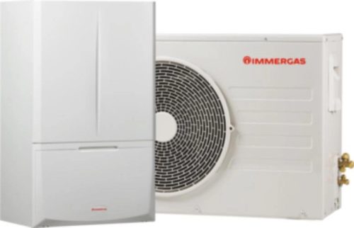 Immergas Magis Combo 9 split rendszerű hőszivattyú és kondenzációs kazán egyben (átfolyós rendszer), 3.030613
