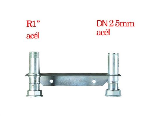Borsfém Mérőhíd 1"-DN25mm, acél-acél csatlakozással