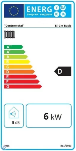 Centrometal Elektromos kazán EL-CM Basic 6 kW