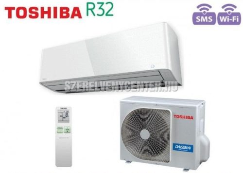 Toshiba Daiseikai 9 RAS-10PKVPG-E / RAS-10PAVPG-E oldalfali inverteres split klíma 2,5kW