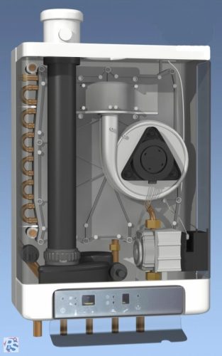 Hajdu HGK 24 Kondenzációs kombi fali gázkazán (2379960014)