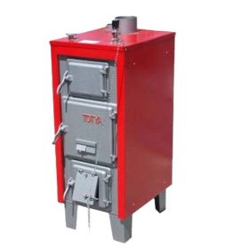 Totya S28 vegyestüzelésű kazán 28 kW automata huzatszabályzóval és szigeteléssel