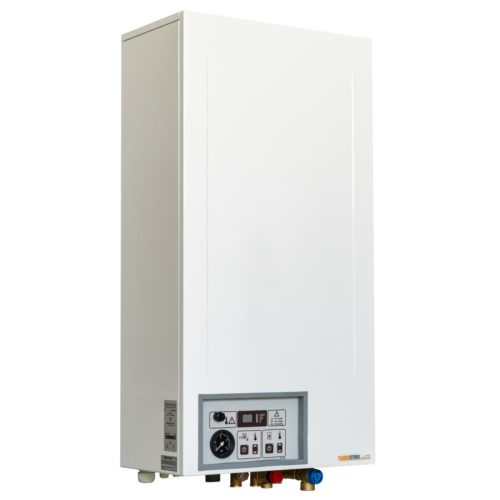 Termostroj Termo Kombi 15 kW elektromos kazán központi fűtéshez és átfolyós rendszerű használati meleg víz előállításhoz