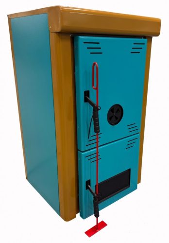 Termomax SB 35 Lemez vegyestüzelésű kazán 35 kW hőszigetelt burkolattal
