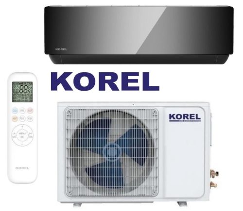 Korel Urban ART Plus KSAJP-12DCEG, Szürke tükrös split klíma oldalfali szett, 3,5 kW, WIFI, csepptálca fűtéssel, fűtésre optimalizált