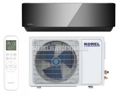 Korel Urban ART Plus KSAJP-12DCEG, Szürke tükrös split klíma oldalfali szett, 3,5 kW, WIFI, csepptálca fűtéssel, fűtésre optimalizált