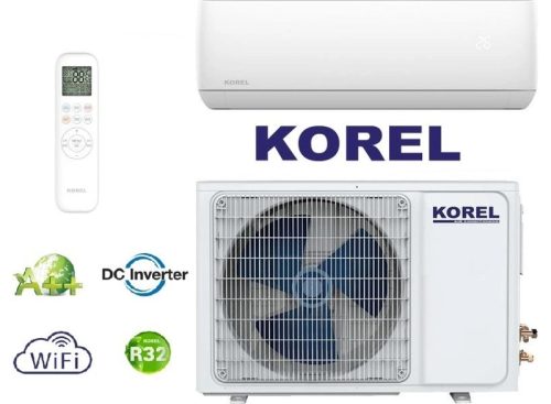 Korel Urban Plus KSAJA-09DCEG, mono split klíma oldalfali szett, 2,7 kW, WIFI, csepptálca fűtéssel, téliesített készülék