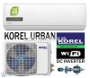 Korel Urban Plus KSAJA-12DCEG, mono split klíma oldalfali szett, 3,5 kW, WIFI, csepptálca fűtéssel, fűtésre optimalizált