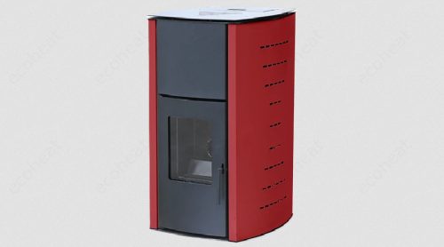WENTOREX Garlate PS-H 13 vízteres pellet kályha (13 kW / bordó)