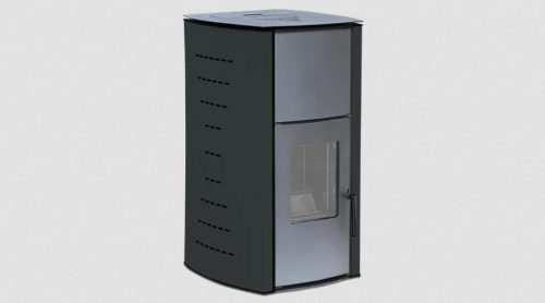 WENTOREX Como PS-H 18 vízteres pellet kályha (18 kW szürke)