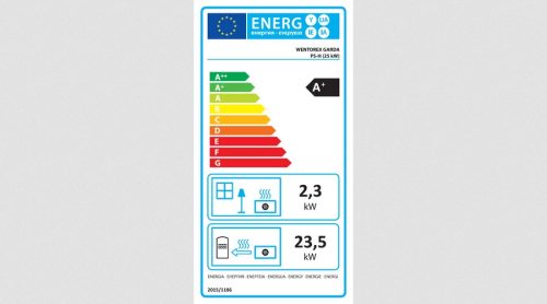 WENTOREX Como PS-H 25 vízteres pellet kályha (25 kW krém)