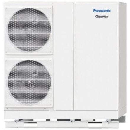 Panasonic Aquarea WH-MXC09J3E8 T-CAP monoblokkos hőszivattyú 9kW, 3 fázisú, R32, 3kW-os fűtőpatronnal
