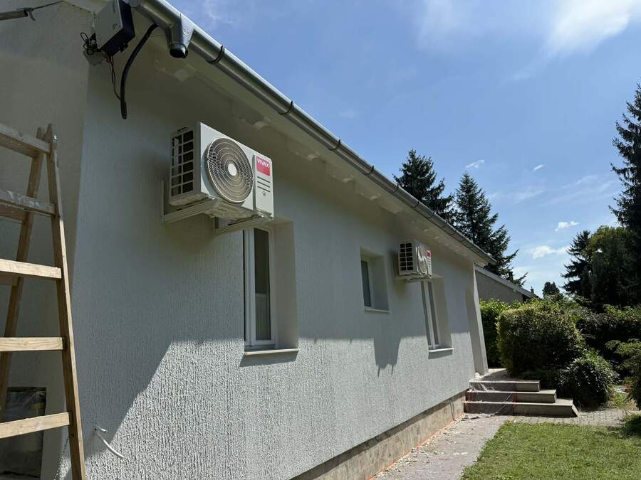 Vivax dupla kültéri egység házfalon