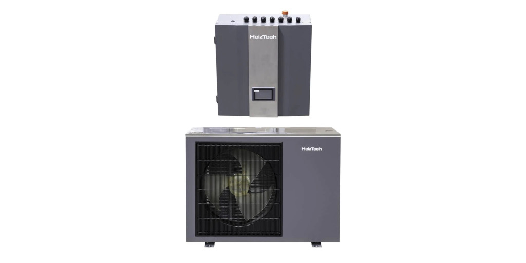Heiztech PC 12-M Monoblokkos levegő-víz hőszivattyú 9kW, 1 fázis, R32