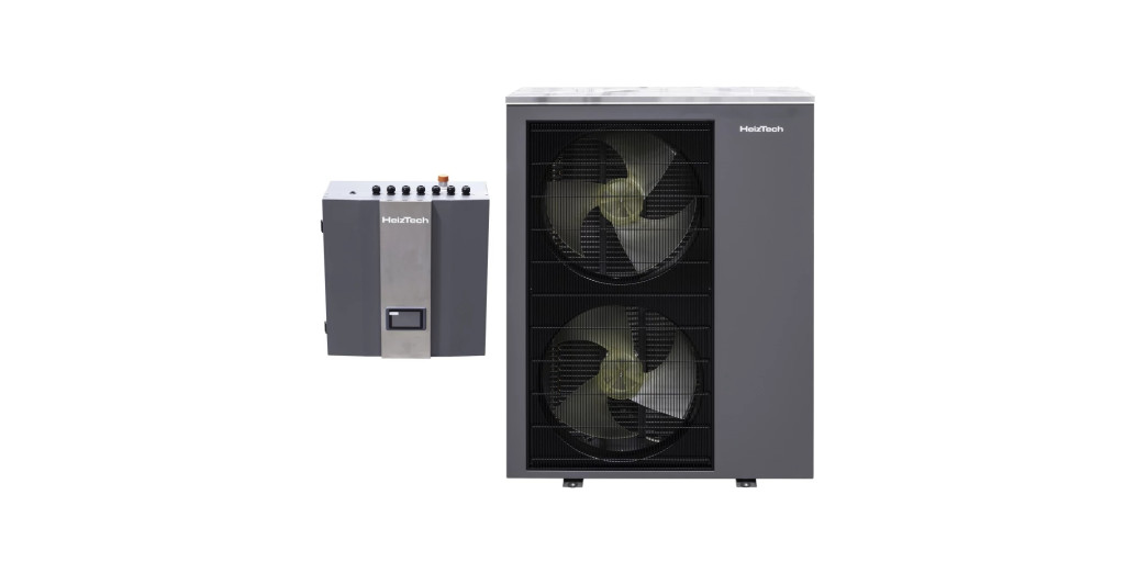 Heiztech PC 15-M Monoblokkos levegő-víz hőszivattyú 15kW, 3 fázis, R32