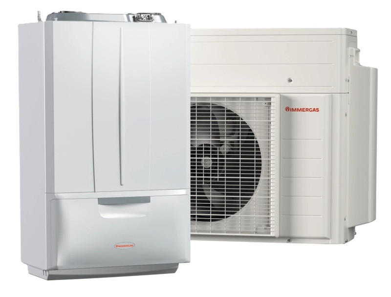 Immergas Victrix Hybrid 3.030698 Hőszivattyú 4kW és kondenzációs kombi gázkazán 24kW
