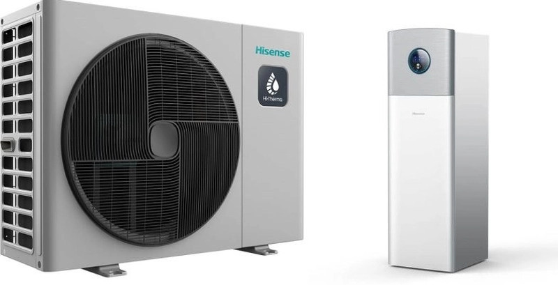 Hisense Hi-Therma Integra AHW-080HCDS1/AHS-080HCDSAA-23 8kW split hőszivattyú, 230 literes HMV tárolóval, 1 fázisú, R32