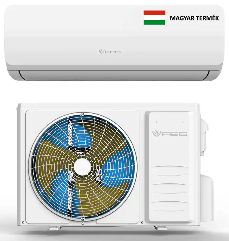 FÉG Prémium split klíma, 2,5 kW, WIFI, csepptálca fűtés (FEGHACPPP9)