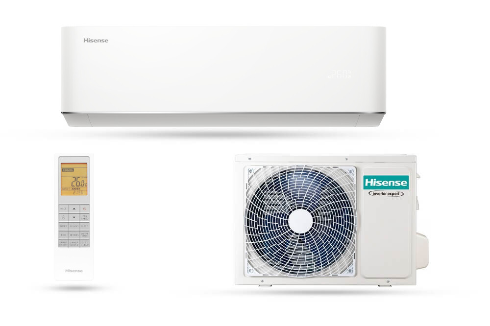 Hisense Max Comfort 3,5kW hűtő-fűtő split klíma (HC35WU00G/ AC35WU0EW)