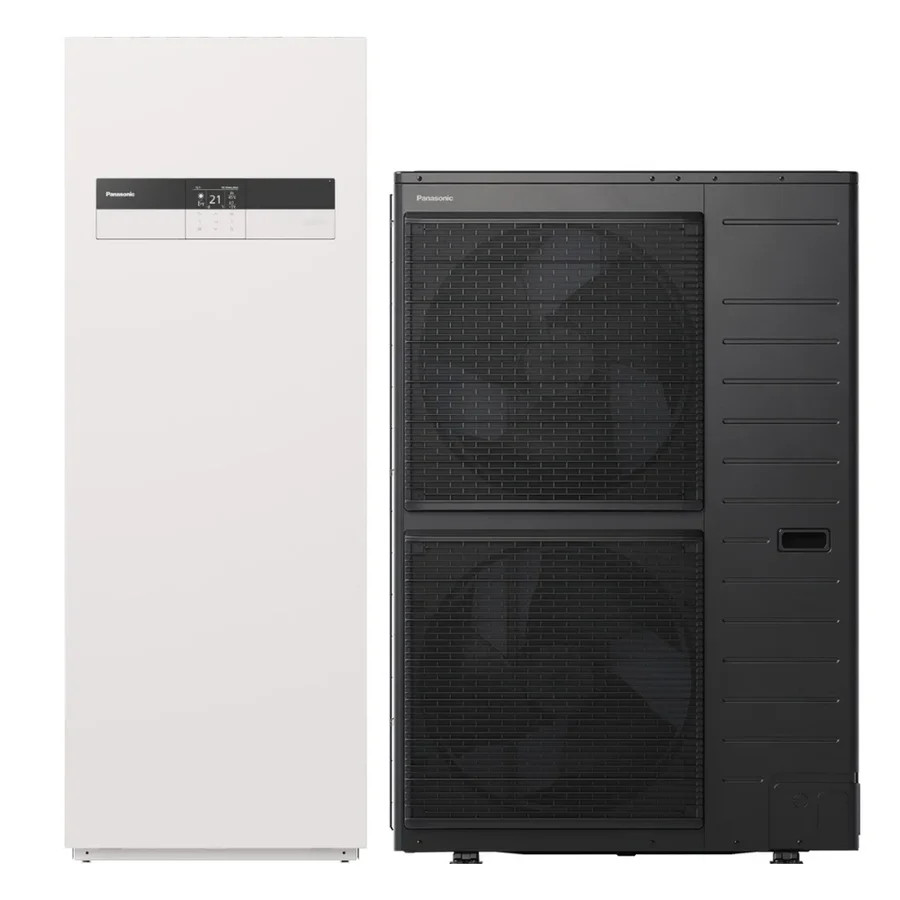 Panasonic Aquarea T-CAP osztott hőszivattyú K generáció 12kW, 260l HMV, 3 fázis (KIT-AXC12K9E83)