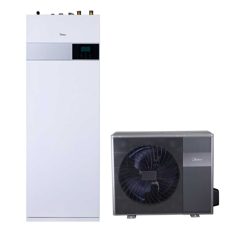 Midea MHA-V16W/D2RN8-B2H2-IWT240 M-Thermal 16kW osztott hőszivattyú beépített tárolóval 3 fázis, R32, 240L